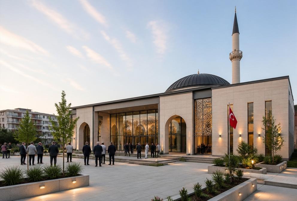 Camide bir araya gelen Türkler birlik mesajı verdi — Frankfurt